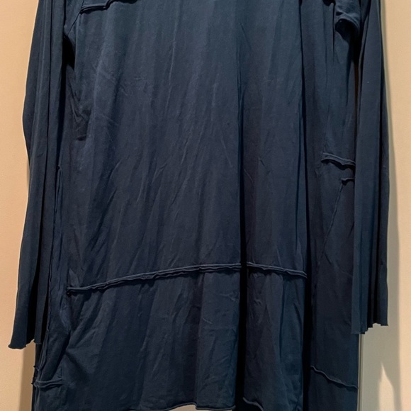 Johnny Was Pete & Greta Brea Jacket L Deep Ocean Snap Button Front Pockets NWT - Picture 2 of 9